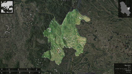 Borski, Serbia - composition. Satellite