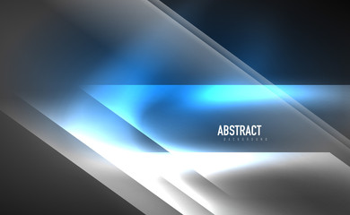 Obraz premium Dynamic neon shiny abstract background. Trendy abstract layout template for business or technology presentation, internet poster or web brochure cover, wallpaper