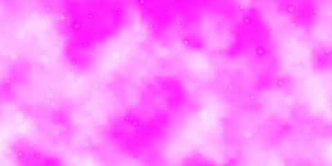 Light Pink vector pattern with abstract stars. Modern geometric abstract illustration with stars. Design for your business promotion.