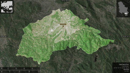 Jablanički, Serbia - composition. Satellite