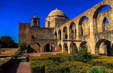 Mission San Jose in San Antonio Missions National Historic Park, Texas