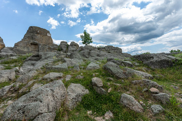 Old Thracian sanctuary. Thracian sanctuary complex near Tatul, Bulgaria.