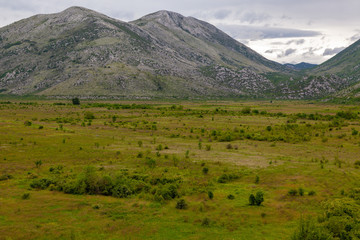 Fototapeta na wymiar Popovo polje highland in Bosnia and Herzegovina