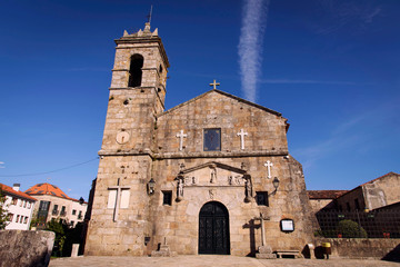 Fototapeta na wymiar Parish church of Cambados, Rias Bajas, Pontevedra, Galicia, Spain, Europe.