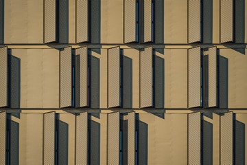 Detail of a modern building facade