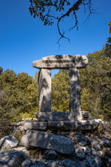 Termessos ancient city. Termessos is one of Antalya -Turkey's most outstanding archaeological sites. Termessos ancient city the amphitheatre. Turkey