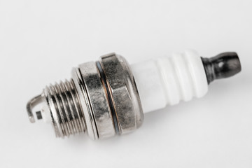 iridium spark plugs, on a white background..