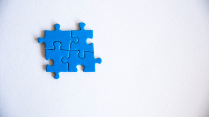 blue puzzle pieces