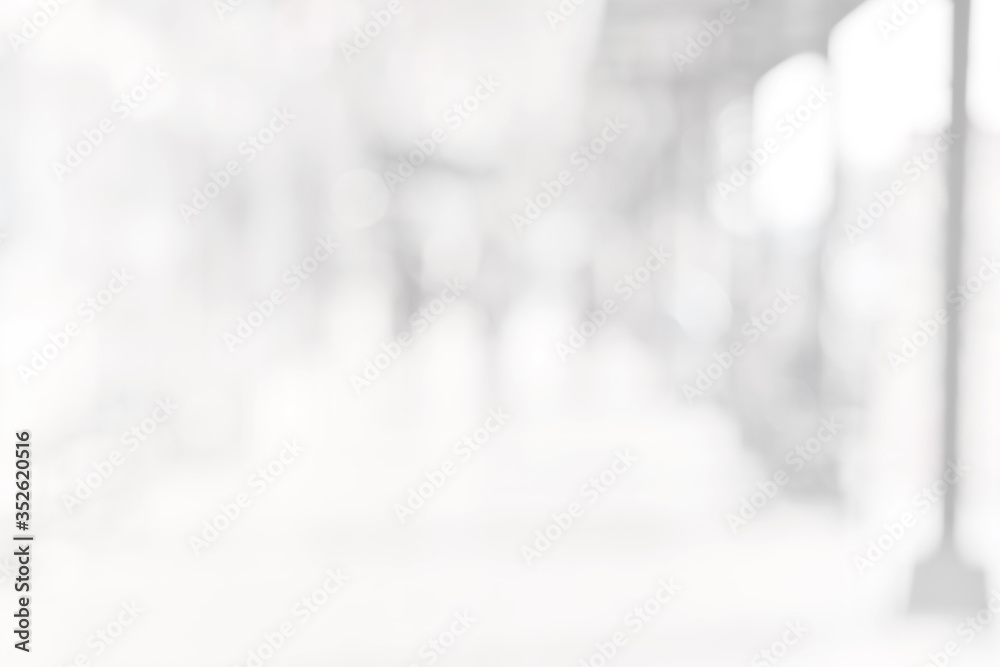 Aufkleber abstract black and white bokeh background use us backdrop