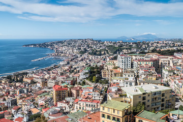 Fototapeta na wymiar Aerial view of Naples