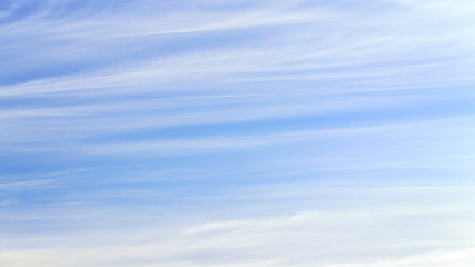 Cirrus clouds in the sky texture and background