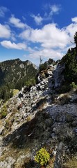 Ausflug in die Alpen bei schönstem Wetter - Alpenpanorama