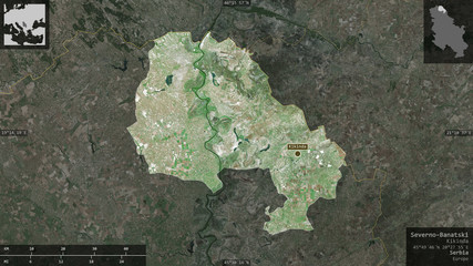 Severno-Banatski, Serbia - composition. Satellite
