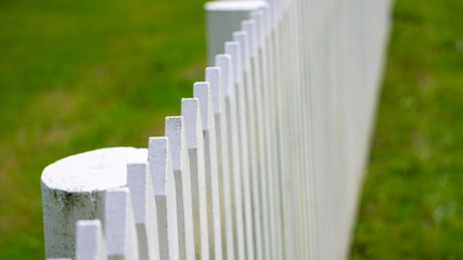 white picket fence