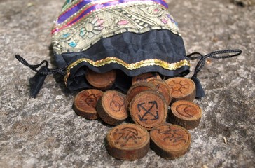 witch runes handmade
