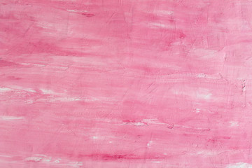 Pink concrete background, wall with texture, preparation for design. Copy space.