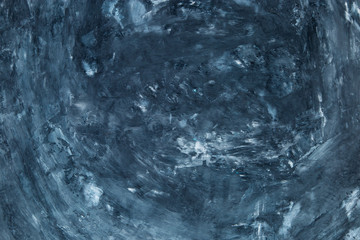 Dark blue concrete background, wall with texture, preparation for design. Copy space.