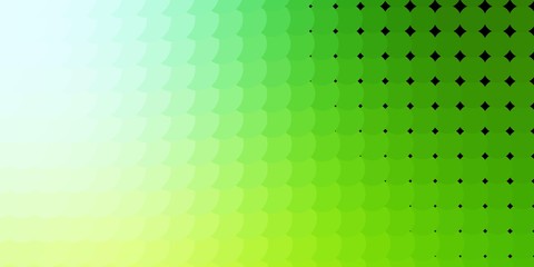 Light Green, Yellow vector background with bubbles. Abstract colorful disks on simple gradient background. Pattern for wallpapers, curtains.