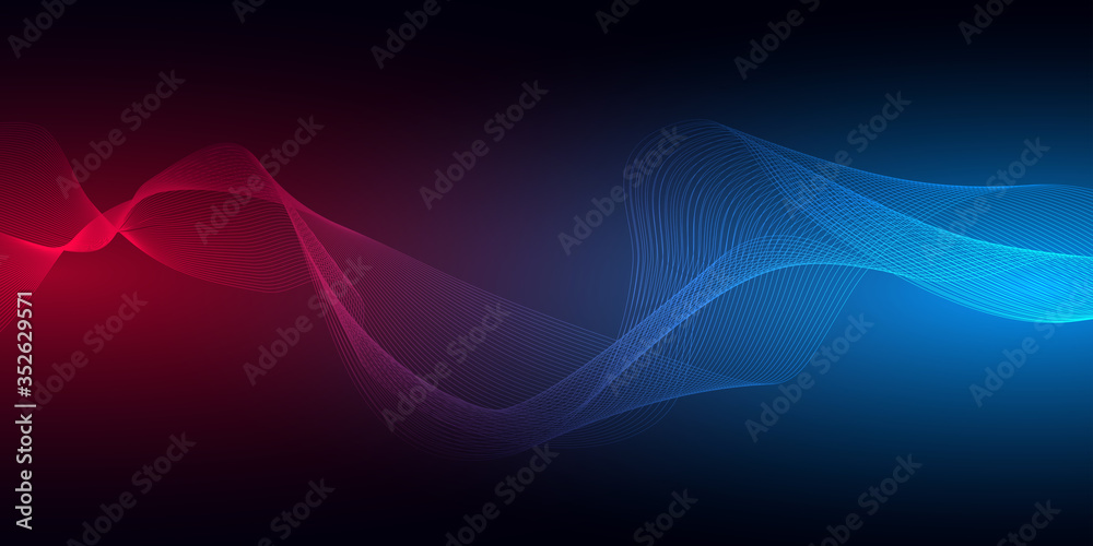 Canvas Prints technology concept. future cyber technology web services for business and internet project. geometri
