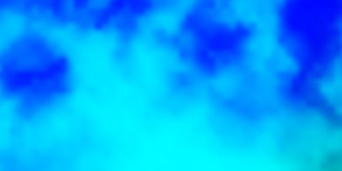 Light Blue, Green vector layout with cloudscape. Shining illustration with abstract gradient clouds. Colorful pattern for appdesign.