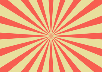 abstract retro sunburst. rays comic cartoon style. vector illustration.