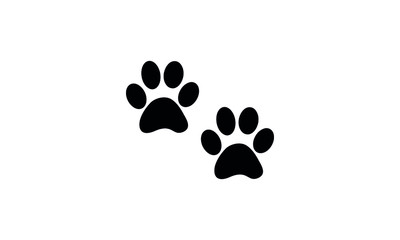 Fototapeta na wymiar dog paw icon, paw print,animal paw vector illustration