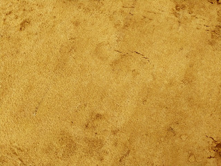 Yellow sand is wet. Dry soil texture and background. Background of red soil. Abstract land. Natural abstraction. Clay. The color of the ochre. Red sand. Texture. Background. Construction. Copy space