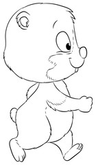 Niedlicher Hamster - Vektor-Illustration