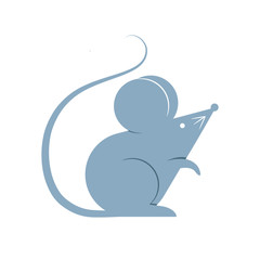 Happy Chinese new year design. 2020 Rat zodiac. Cute decorated mouses collection. Japanese, Korean, Vietnamese new year. Vector illustration and banner concept