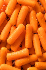 Raw Organic  Baby Carrots