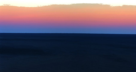 Horizontal white, pink, blue, blue