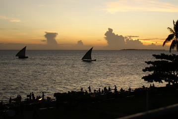 Sunset in Stone Town