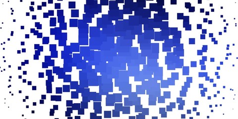 Light BLUE vector texture in rectangular style. Modern design with rectangles in abstract style. Pattern for websites, landing pages.