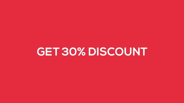 get 35% discount tag animation motion graphic. Promo banner, badge, sticker. animated royalty free stock footage. 4K video.