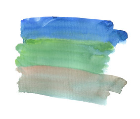 Fototapeta premium watercolor brush strokes, abstract watercolor background