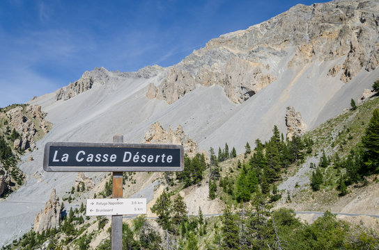 View of the Casse Deserte