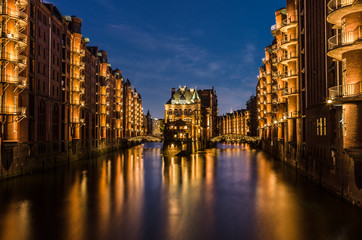 Fototapeta premium Hamburger Speicherstadt 