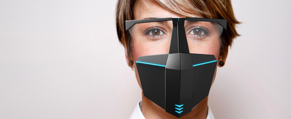 Electric mask against the spread of viruses