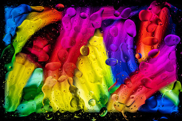 colorful paint watercolor splashes
