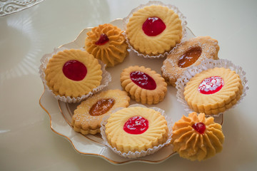 cupcakes on a plate