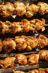 Brat Huhn am Spieß - Barbecue 