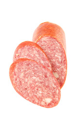 Sausage stick isolated on a white background