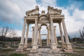 Aphrodisias Ancient City UNESCO World Heritage Site. The common name of many ancient cities dedicated to the goddess Aphrodite. The most famous of cities called Aphrodisias. Karacasu - Aydın, TURKEY