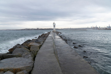 pier in the sea