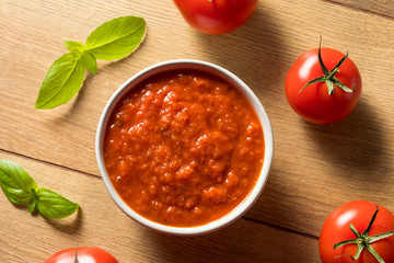 Fresh Organic Basil Tomato Pizza Sauce