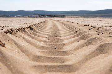 tracks in the sand riva 