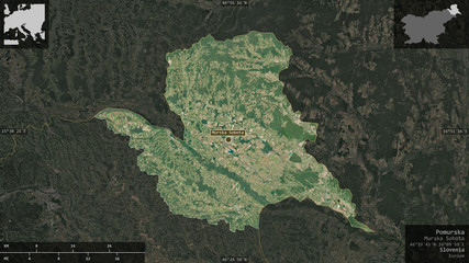 Pomurska, Slovenia - composition. Satellite
