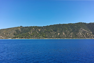 Fototapeta premium Landscape of Mount Athos at the Holy Mountain, Greece