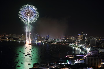 Pattaya International Fireworks Festival, Thailand