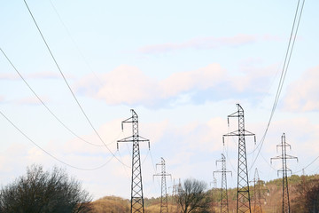 high voltage power lines